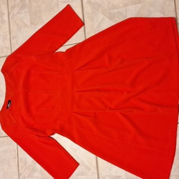 Y womens AGB solid red short sleeve stretch dress size 16 - Picture 1 of 6